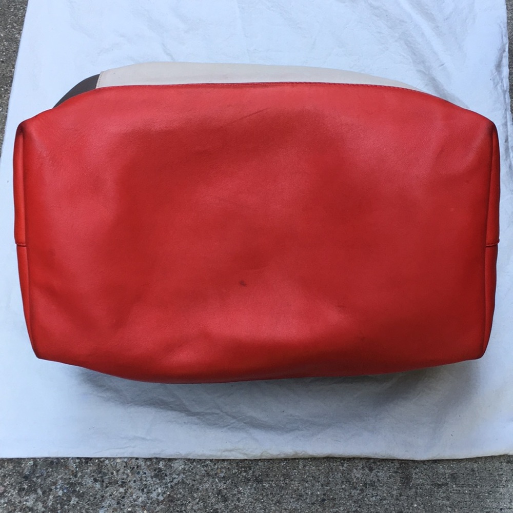 MARNI Pod Colourblock Leather Hobo Bag Tri Colored - Picture 6 of 16